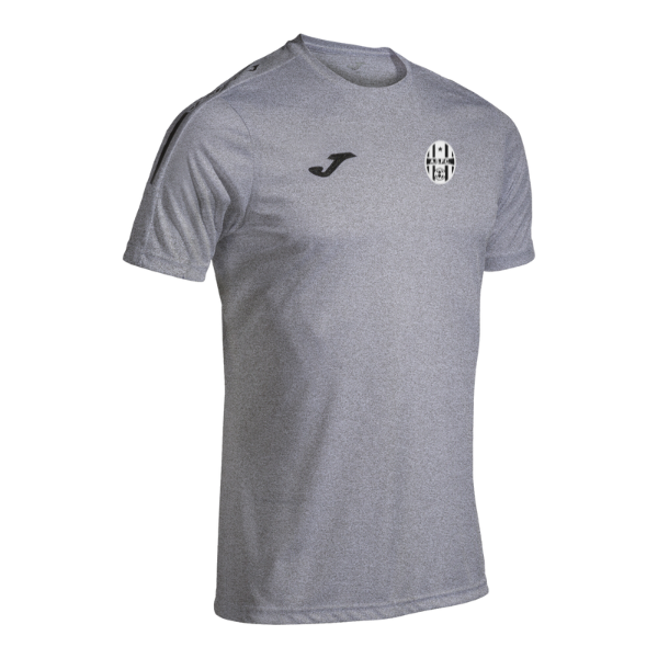 Albion Star Coaches OLIMPIADA SHORT SLEEVE T-SHIRT MELANGE GREY BLACK